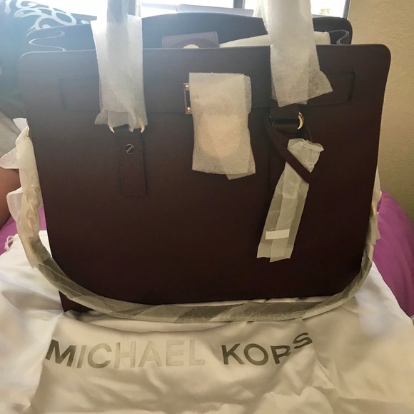 ‼️SOLD‼️BNWT Michael Kors Large Hamilton - Picture 3 of 8